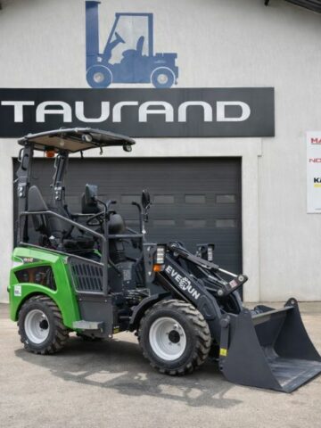 Everun Chargeuse électrique articulée / valet de ferme FOURCHE OFFERT