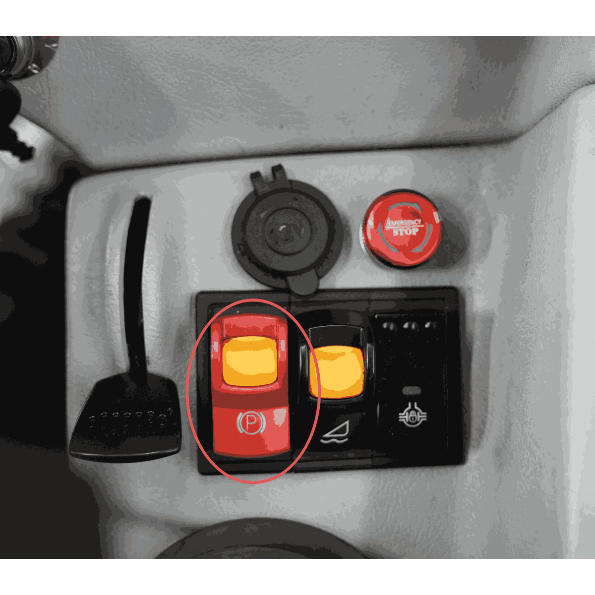 Commande du frein de stationnement électrique EVERUN ERW1230T-C