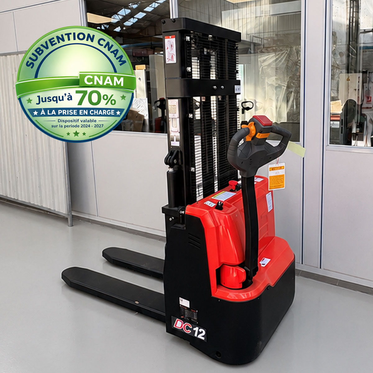 Gerbeur électrique HELI CDD12RSM250 1200 kg avec levée initiale